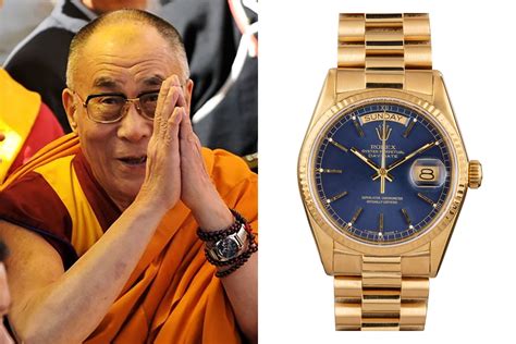 dalai lama rolex collection|Dalai Lama wrist watch.